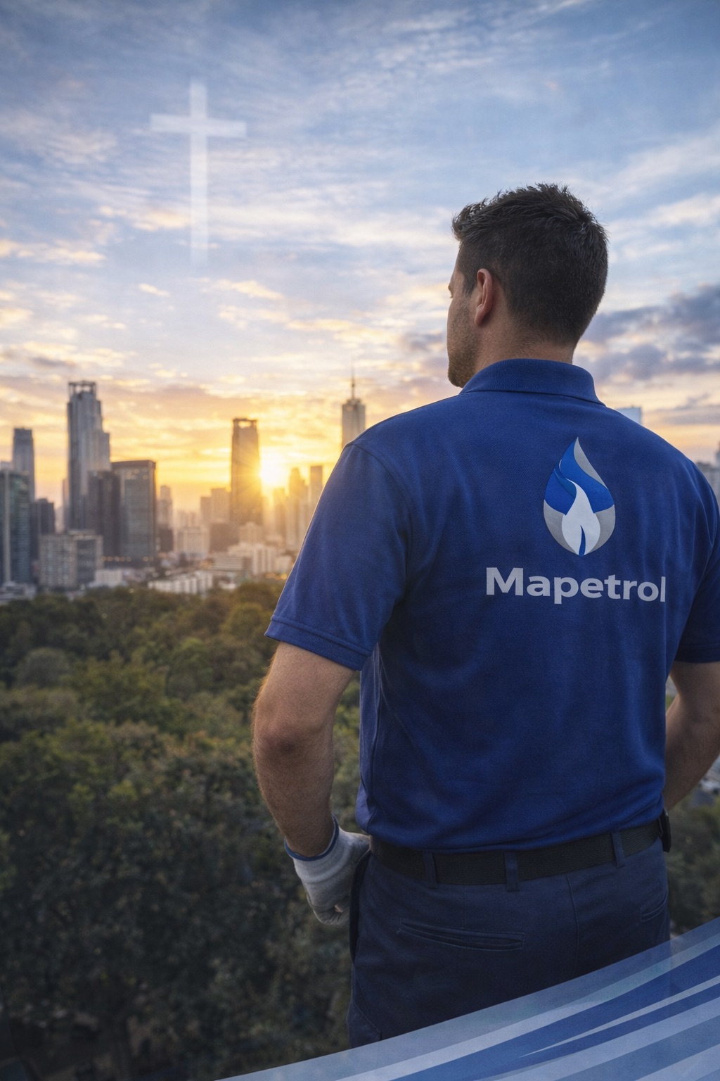 Camión cisterna MAPETROL al amanecer